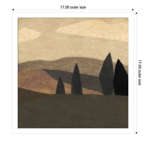 dimension image slide 11 of 18, Paysage 2 by Dan Hobday Wood Framed Wall Art Print