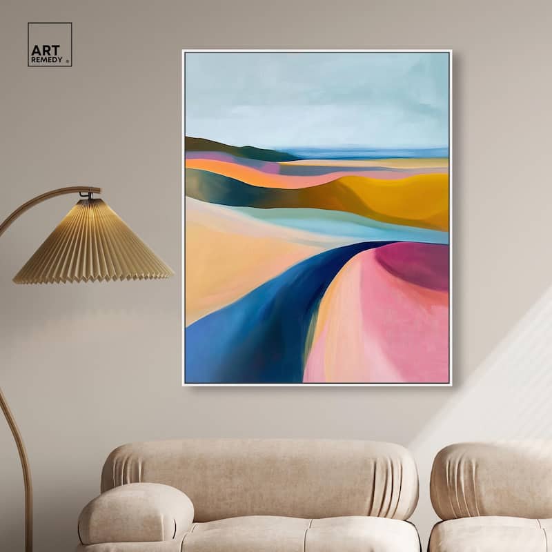 Colorful Dunes I Canvas by Art Remedy