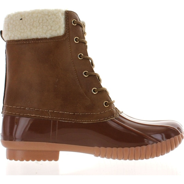 womens duck boots with fur