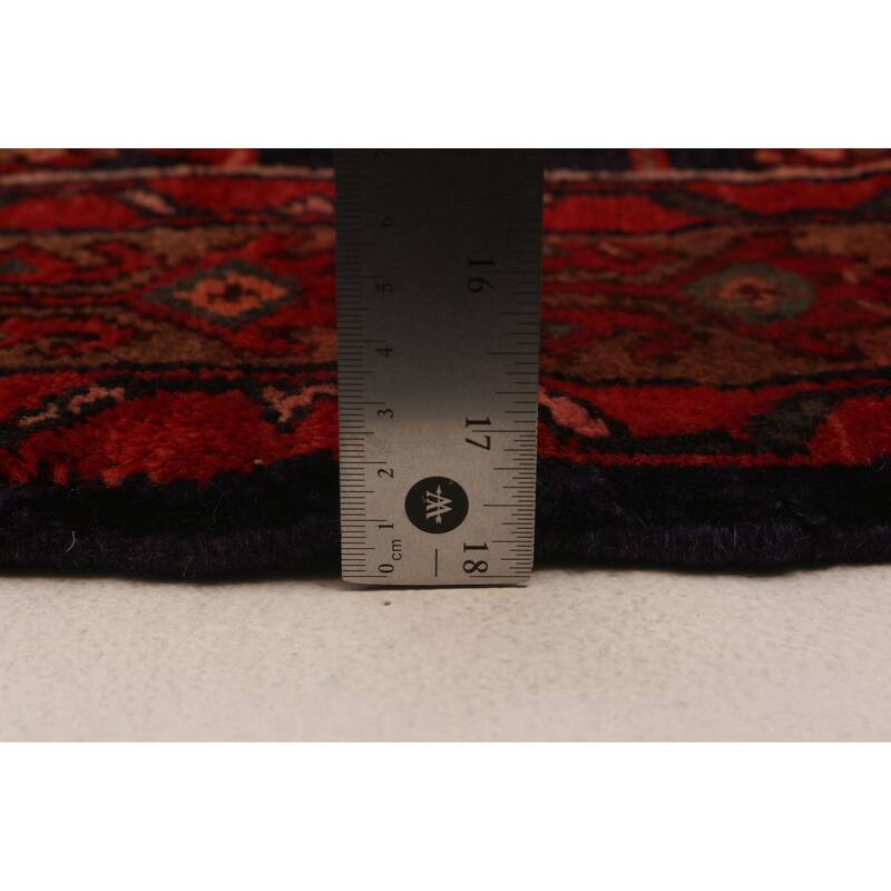 ECARPETGALLERY Hand-knotted Andelz Navy Wool Rug - 3'7 x 12'8