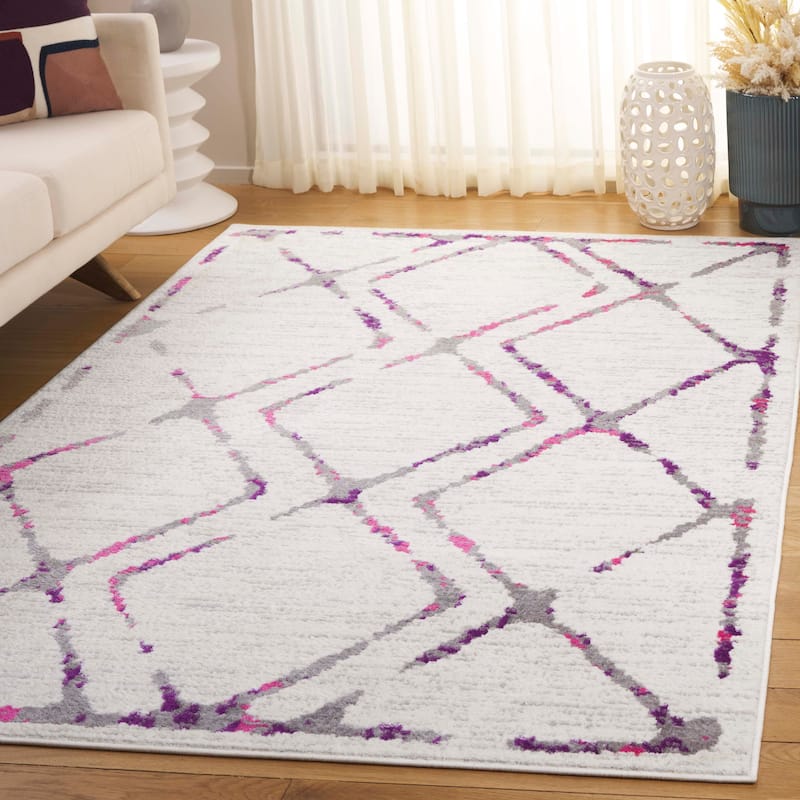 SAFAVIEH Skyler Asimina Modern Rug - 8' x 10' - Ivory/Pink
