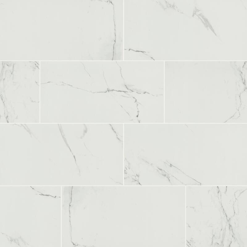 Ackland AKNPTCHI12X24P-PL Chiara - 12" x 24" Porcelain Solid Floor and - Isla