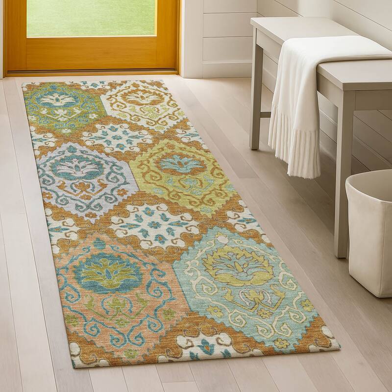 Machine Washable Indoor/ Outdoor Global Bayfield Chantille Rug