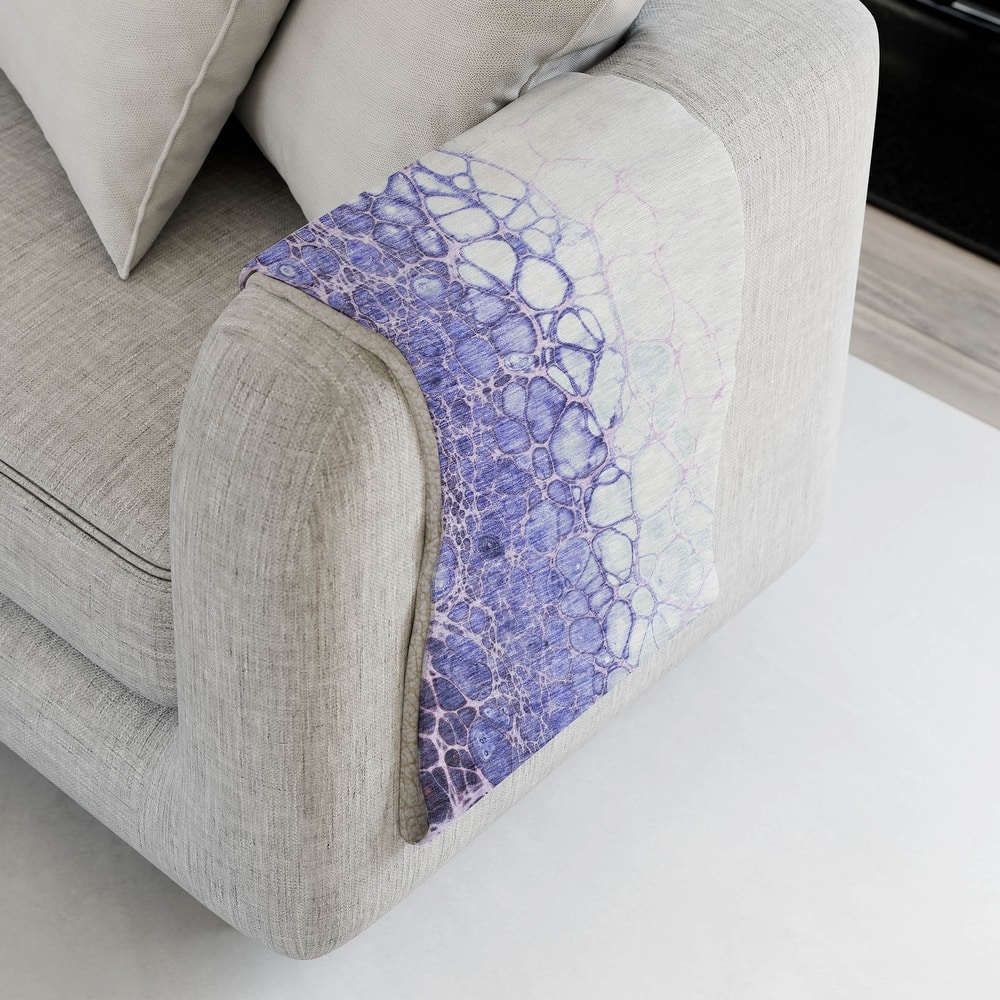 Premium Machine Washable Abstract Sherpa Throw Blanket