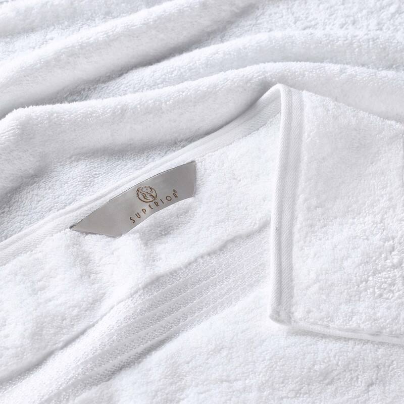 Superior Heritage Egyptian Cotton Absorbent Face Towel Set of 10