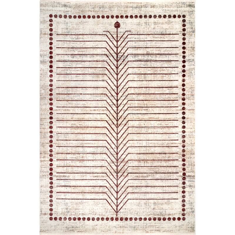 Nuloom Lisa Global Inspired Fringe Area Rug