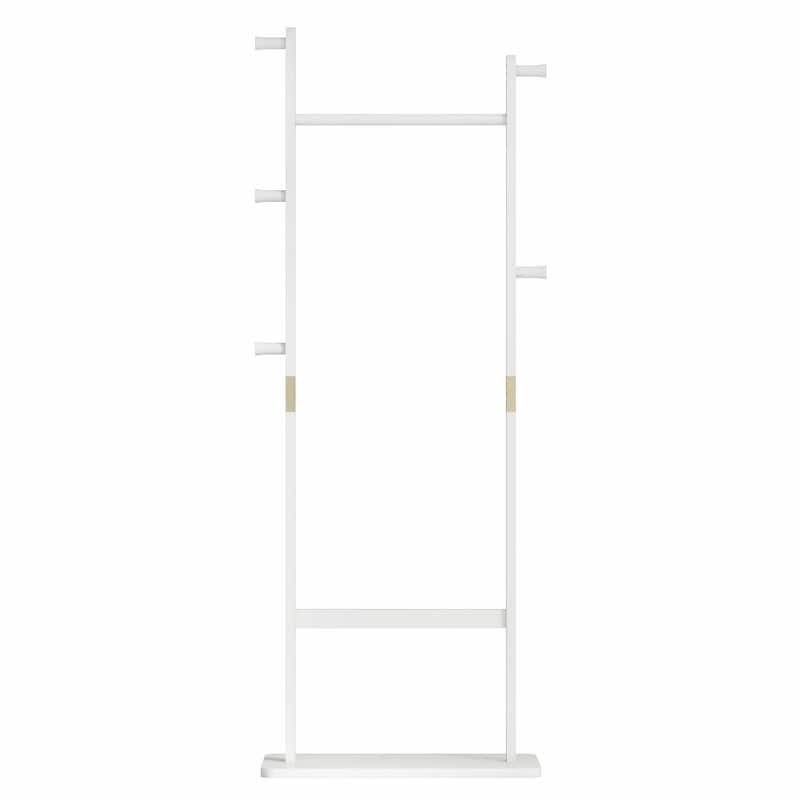 Solid Wood Coat Rack - Easy-to-Assemble Freestanding Hanger for Bedroom, Entryway, or Living Room