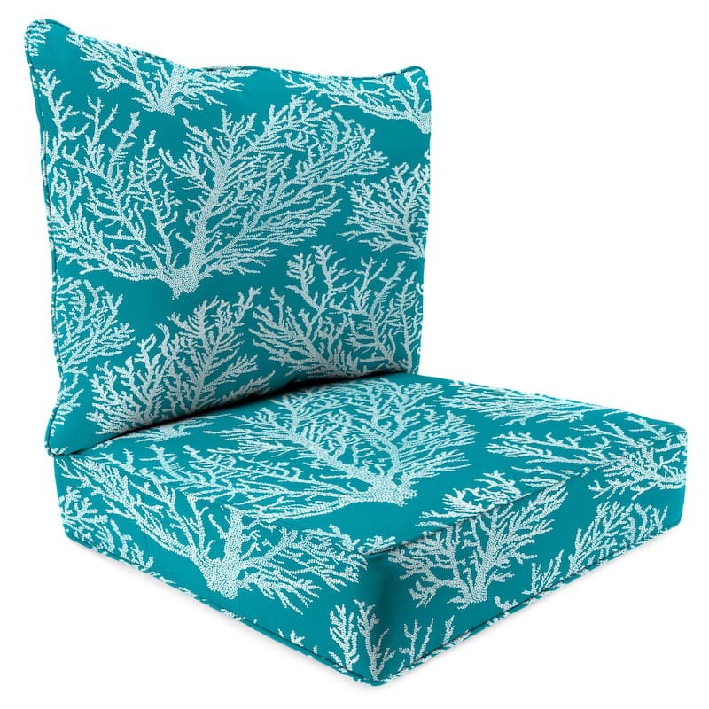 24" x 47" Outdoor Deep Seat Cushion Set with Welt - 46.5'' L x 24'' W x 6'' H