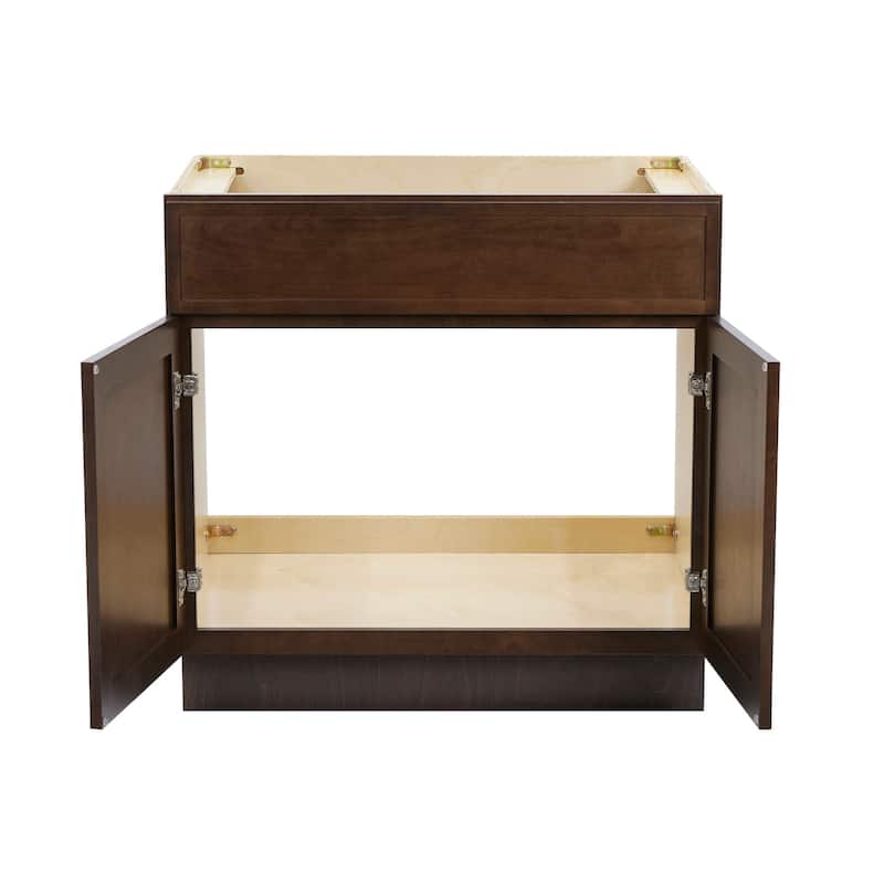 Vanity Art 33" Freestanding Single Base Storage Cabinet with Soft Close Doors