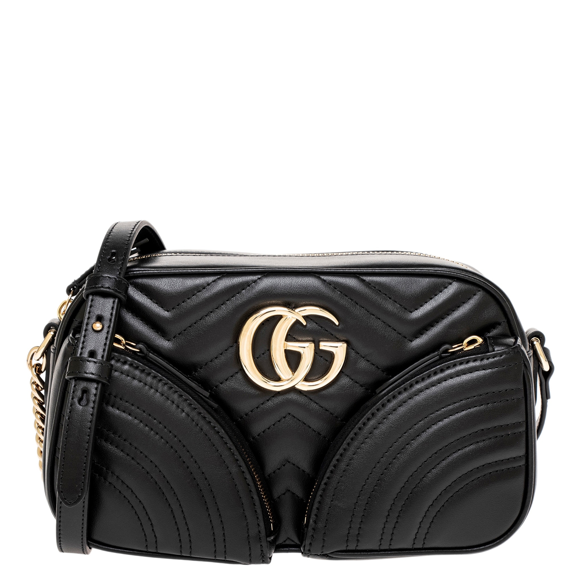 Gucci Small GG Marmont Crossbody Chain Bag - Overstock Gucci Small GG Marmont Crossbody Chain Bag - Overstock
