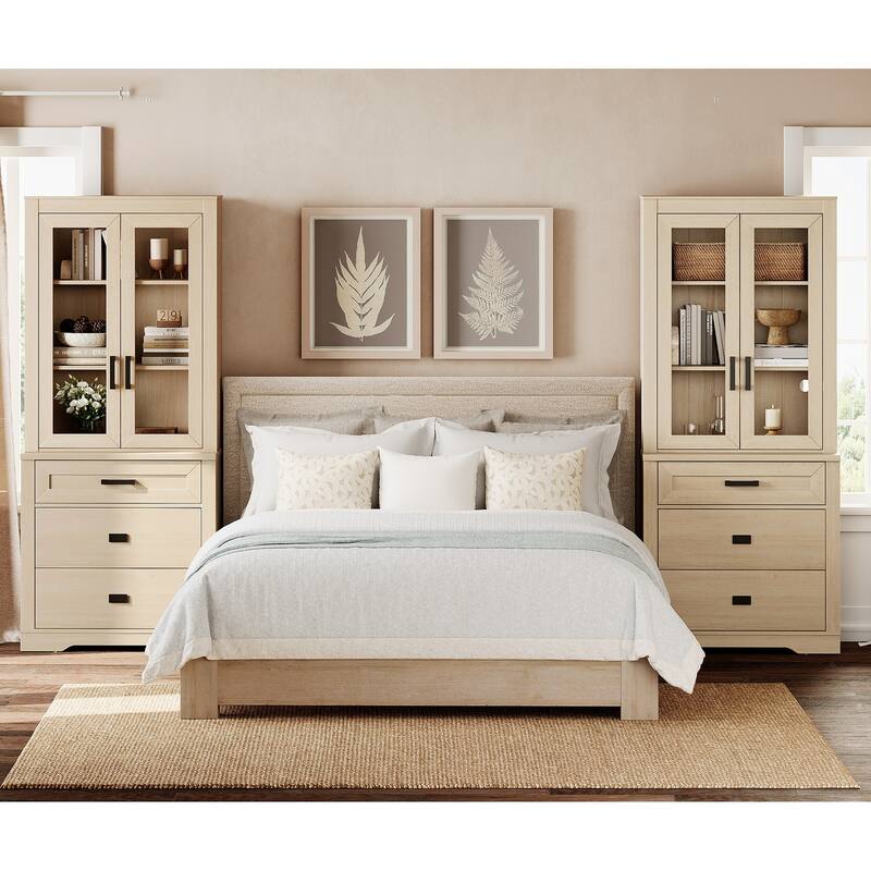 3 Tier Bookcase with Drawer,73.3" Tall Floor Standing Bookshelf