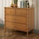 preview thumbnail 4 of 24, Max and Lily Jenny Lind 4-Drawer Solid Wood Dresser Pecan