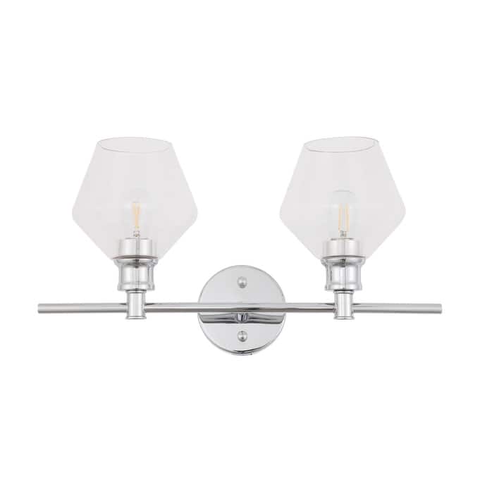 Gerald 2-Light Wall Sconce - 19.1/10.2 - 19.1/10.2