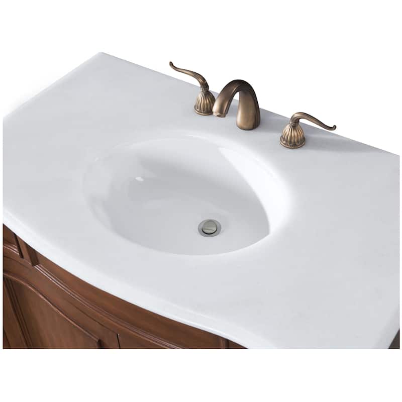 Elegant Lighting VF-1047-VW Windsor 36" Free Standing Single Basin