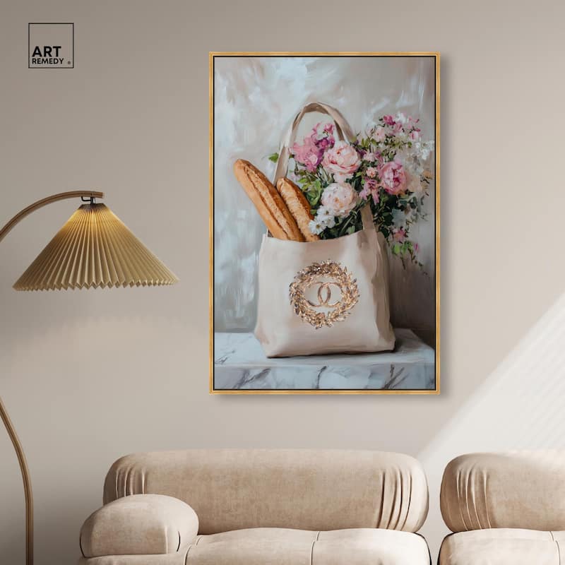 Chic Carryall I Canvas by Art Remedy