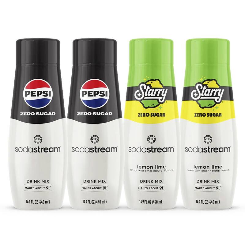 SodaStream® Pepsi® Zero Sugar/Starry® Zero Sugar Drink Mix Variety Pack - Clear