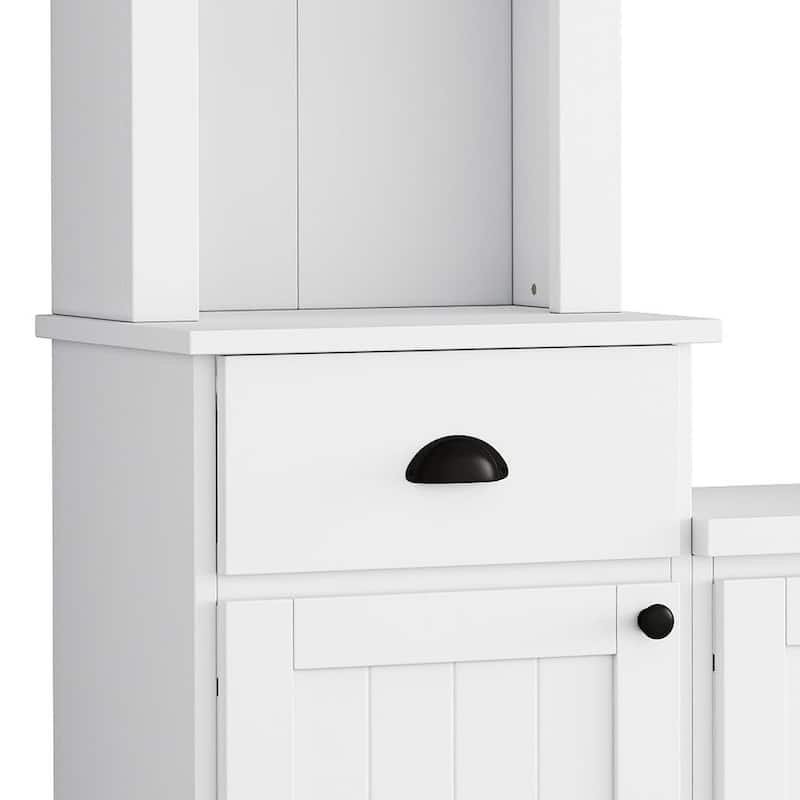 Modern Minimalist Entertainment Wall Unit Sets with TV Stand for TVs Up to 70"/75''