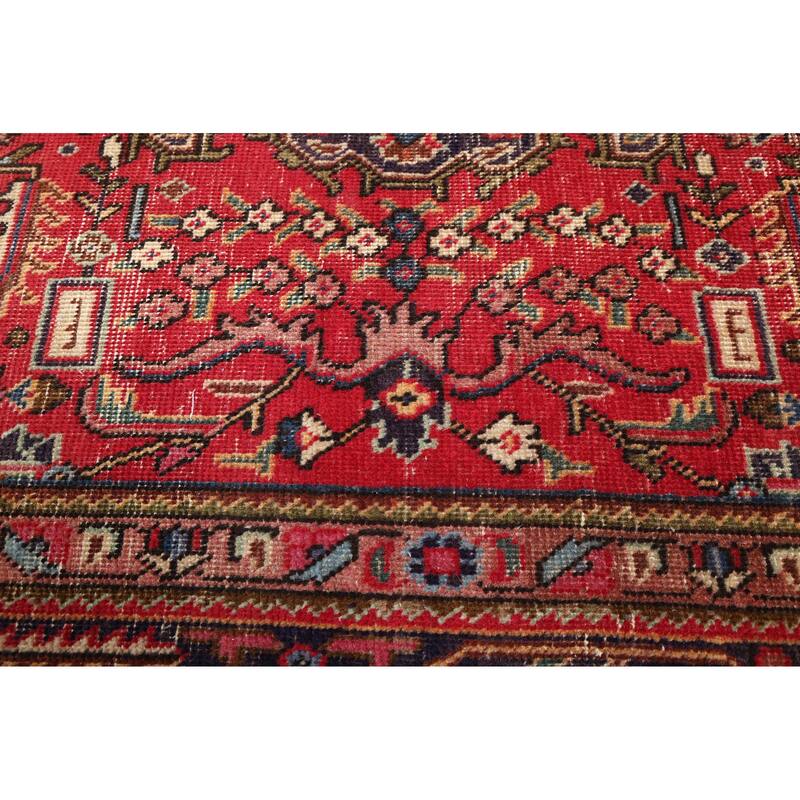 ECARPETGALLERY Hand-knotted Antalya Vintage Red Wool Rug - 6'5 x 9'7