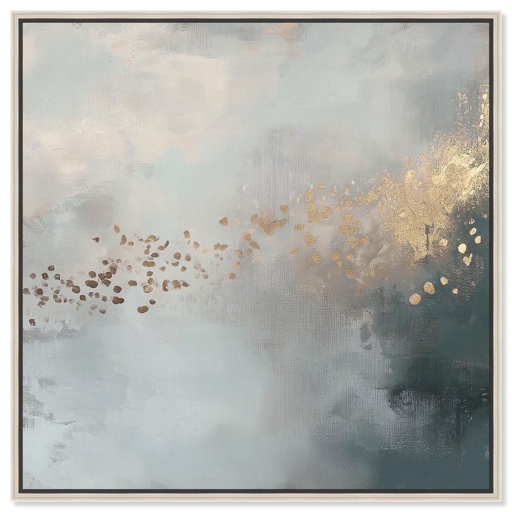 Silvered Hues and Gold I Canvas by Art Remedy