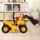 preview thumbnail 2 of 3, Costway 6V Electric Kids Ride On Bulldozer Pretend Play Truck Toy with - See Details