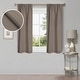 preview thumbnail 37 of 168, Superior Linen Washable Room Darkening Curtains, Set of 2 Panels 26" x 63" - Coriander