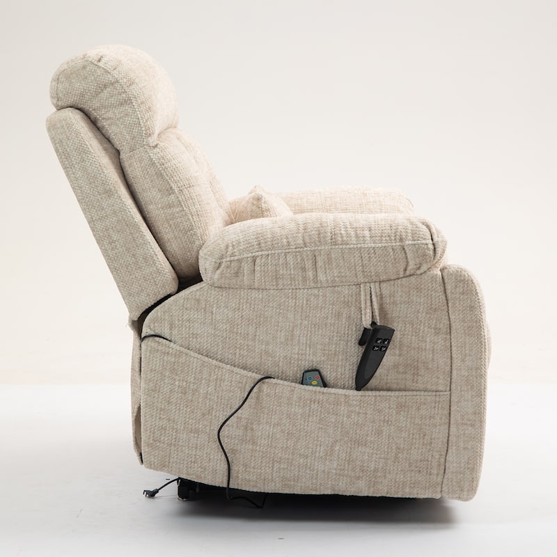 Electric Lift Chair, Electric Sofa Recliner with Heating and Massage