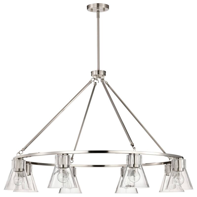Nuvo Lighting 60/8336 Gianna 8 Light 40" Wide Ring Chandelier
