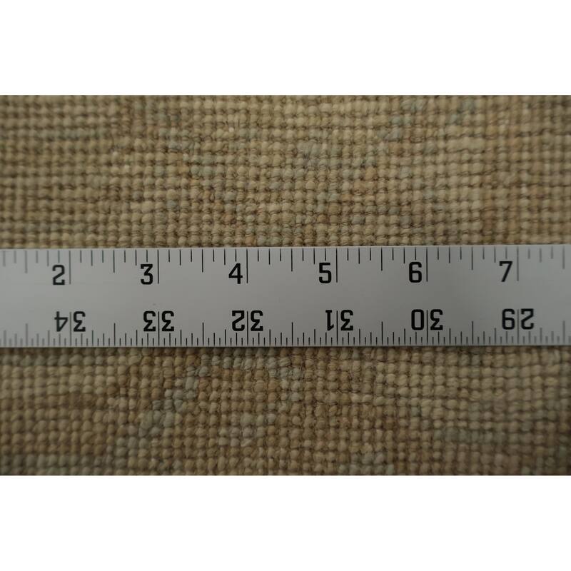 Hand Knotted Oriental 100% Wool Carpet Transitional Floral Navy Blue & Blues Khotan Area Rug - 5' 10'' X 4' 0''