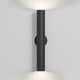 preview thumbnail 8 of 28, LamQee Modern Black Aluminum Cylinder LED Outdoor Wall Lights