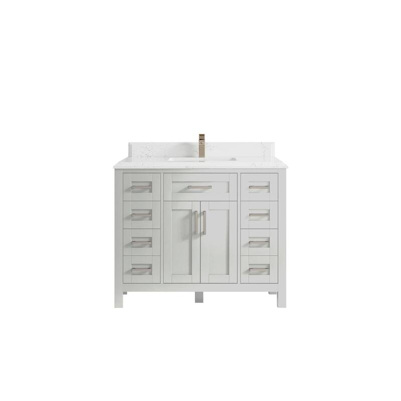 Willow Collections 42 in. W x 22 in. D Cambridge Single Sink Bathroom Vanity with Countertop