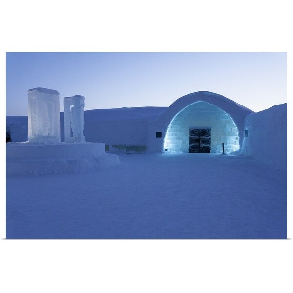 "Entrance of Ice Hotel, Jukkasjarvi" Poster Print