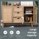 preview thumbnail 5 of 36, Rattan Drawer Accent Storage Cabinet for Living Room