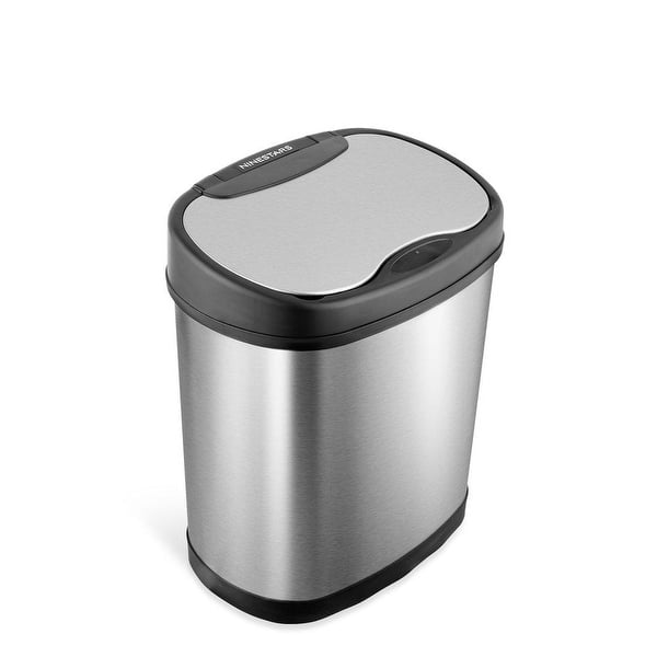 NINESTARS 3 Gallon Motion Sensor Trash Can DZT1213 On Sale Bed