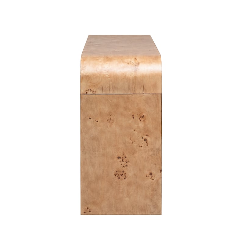 Round Corner Design Console Table Entryway Hallway Table Living Room Accent Table