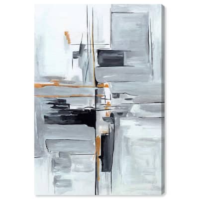 Elegant Grey Shades II Canvas by Art Remedy, Gallery Wrapped