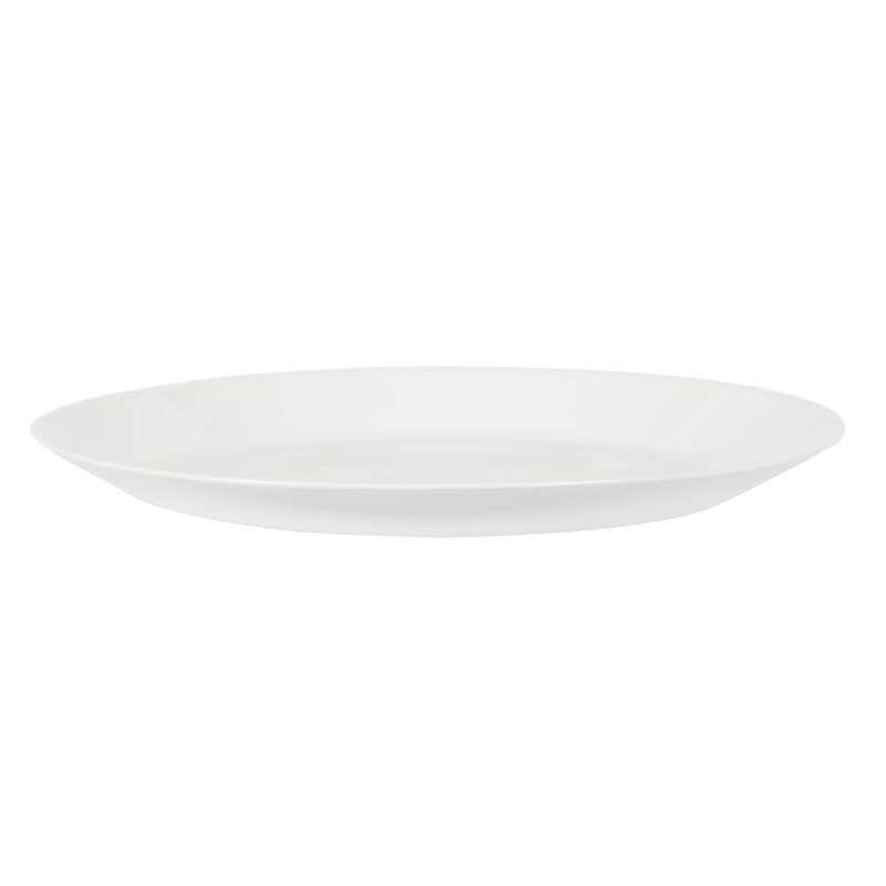 Gibson Home Ultra Round 6 Pack Opal Glass Break and Chip Resistant Dinner Plates