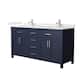 Option Dark Blue / Giotto Quartz Top / Brushed Nickel