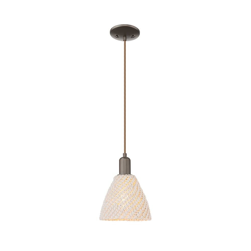 Innovations Lighting Downtown Urban - Natural Ballston Dome - 1 Light 8" Cord Hung Mini Pendant