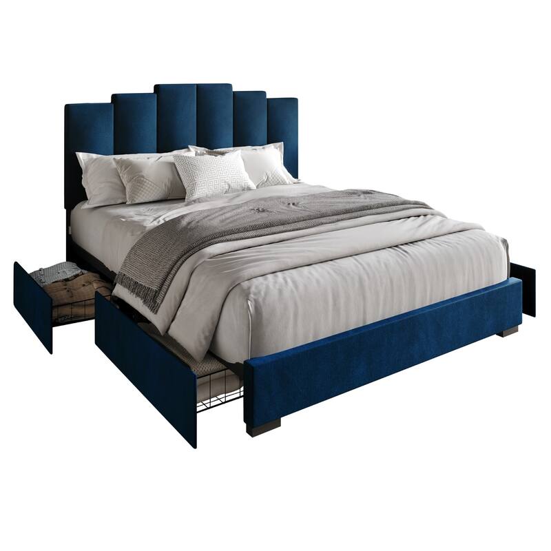 Yuma Upholstered Storage Platform Bed