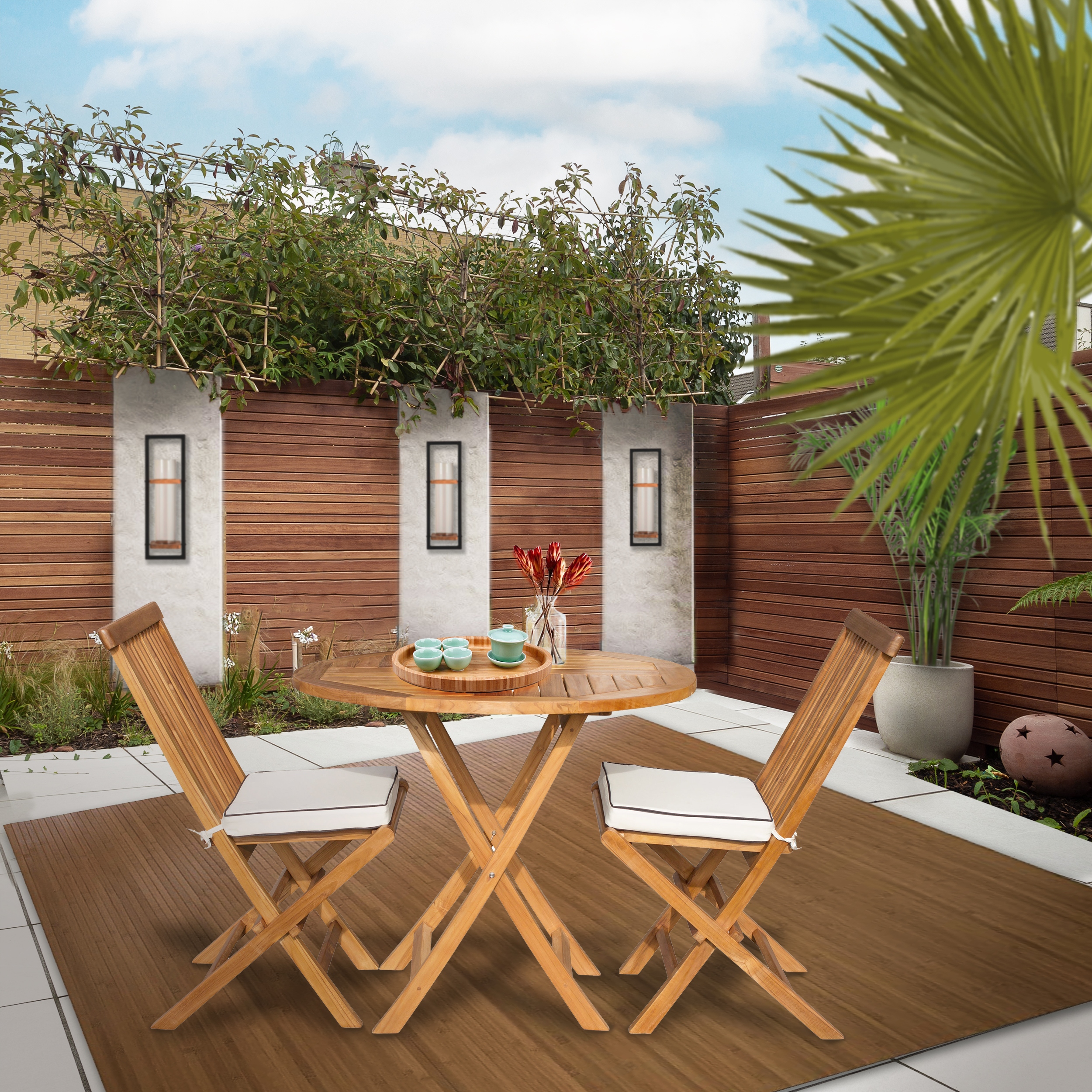 International caravan valencia 3 shop patio bistro set