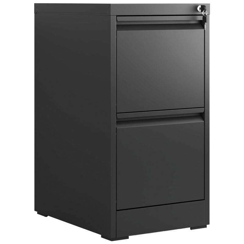 Metal File Cabinet with Drawer Heavy Duty Home Office Steel - Clear