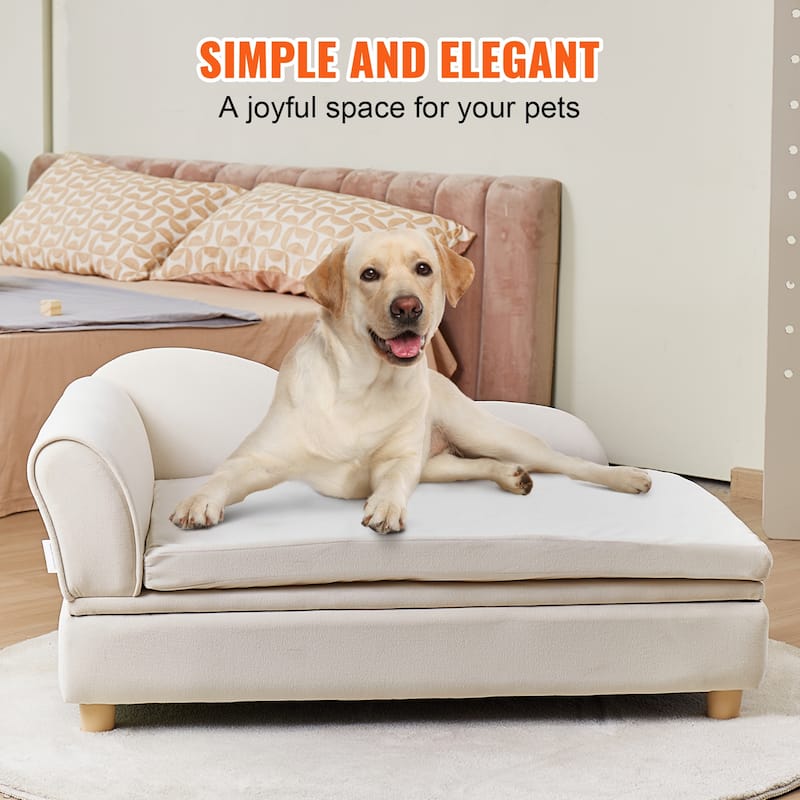 Pet Sofa Soft Velvety Dog Sofa Bed Cat Sofa