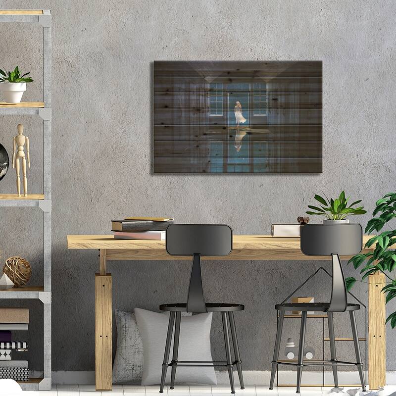 I Have A Dream Print On Wood by Stig Hole - Multi-Color