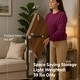 preview thumbnail 21 of 22, Aria Home 35 Inch Folding Table Round Trifold Multi Use Space Saving