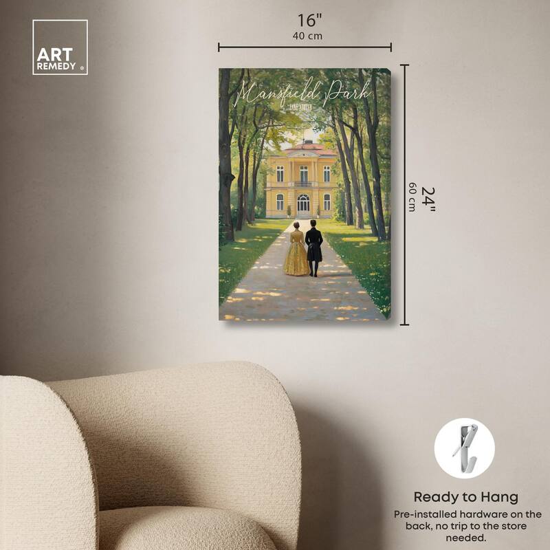 Mansfield Park Canvas by Art Remedy, Gallery Wrapped