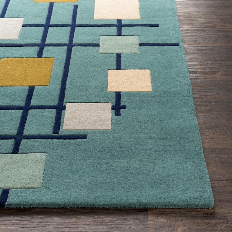 Livabliss Mid-Century Modern Forum Abstract Area Rug
