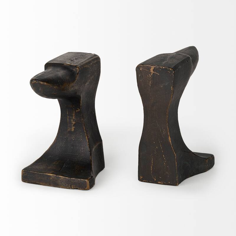 Anvilia (Set of 2) 12L x 3W Gold Anvil Shaped Bookends