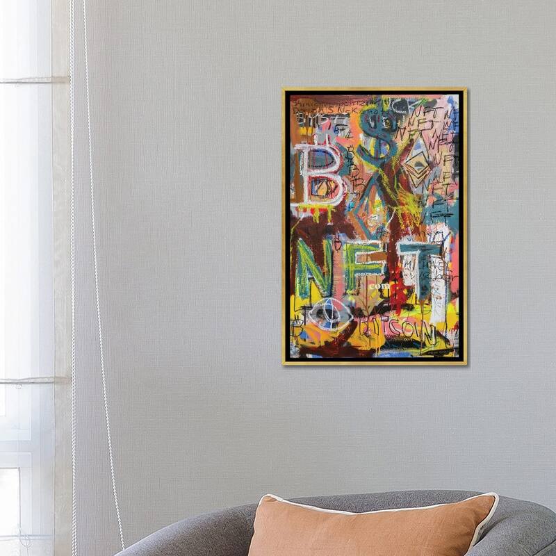 iCanvas "NFT World" by Diego Tirigall Framed