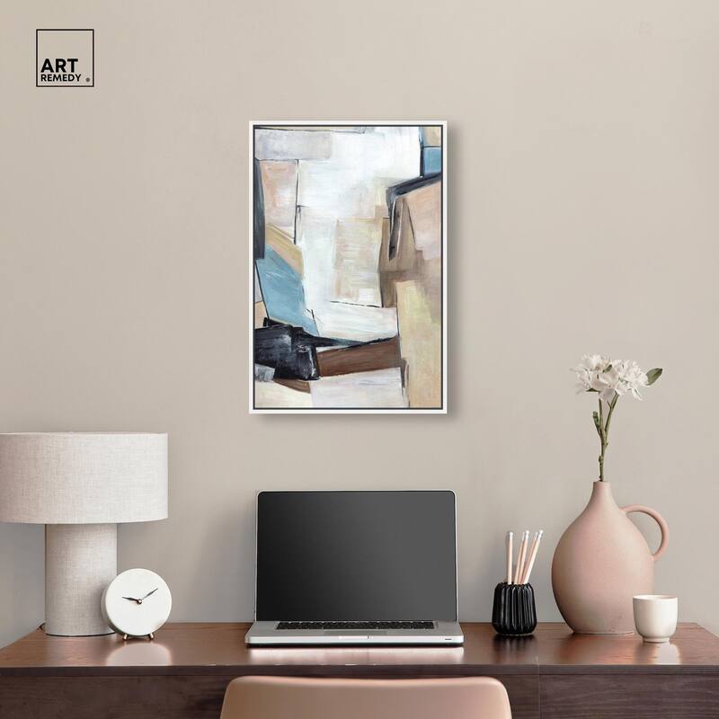 Joy Filled Shapes Canvas by Art Remedy
