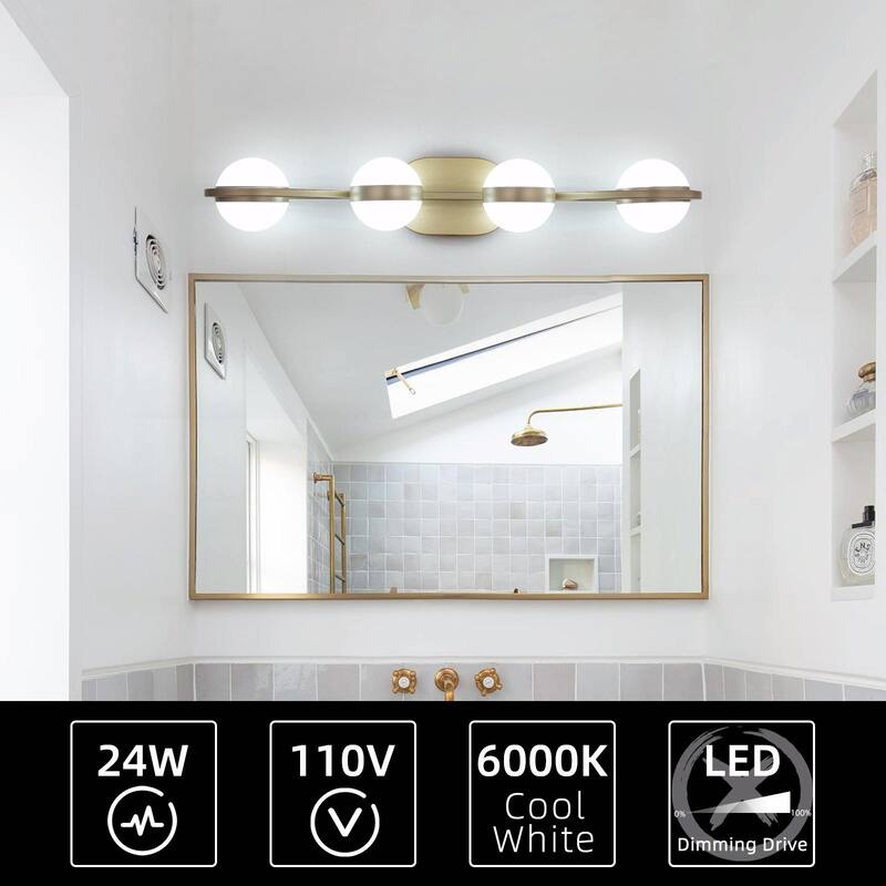 Vanity Lights With 4/5/6 LED Bulbs For Bathroom Lighting